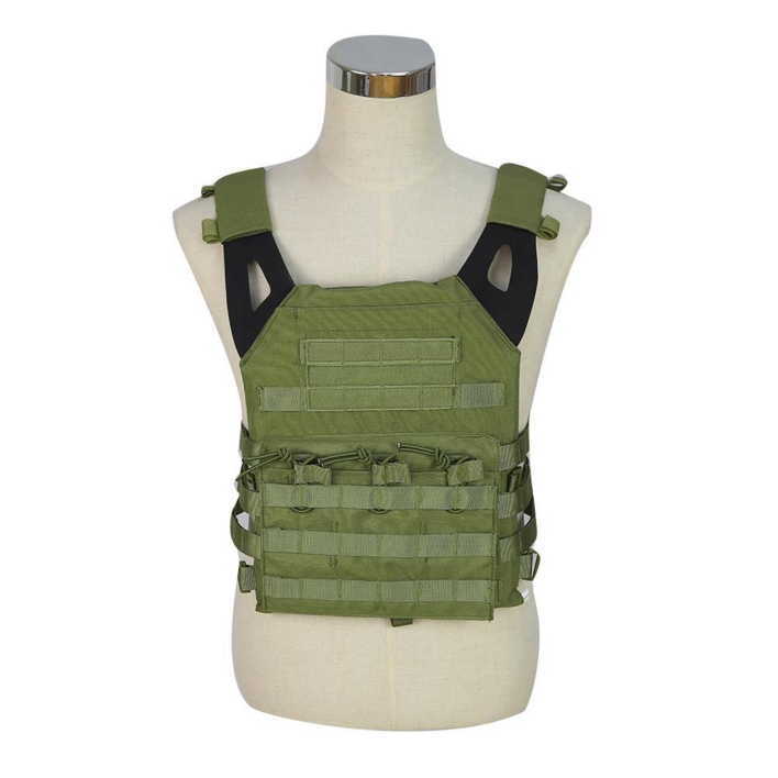 Dette er en OD grøn JPC plate carrier fra Swiss Arms