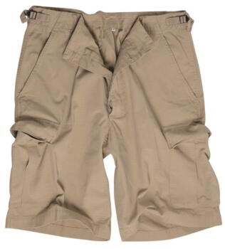 US BERMUDA Shorts R/S CO Forvasket, Khaki, Str. L