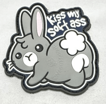 "Kiss my soft ass" Morale patch