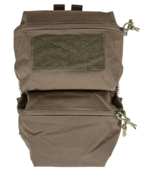 V5 Back Panel Double Pouch - Sort/Coyote/Ranger Green