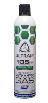 Ultrair Grøn gas - 135 PSI, 570mL