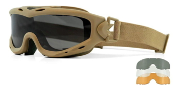 Wiley X Spear Goggle - Klart/Gult/Smoke glas